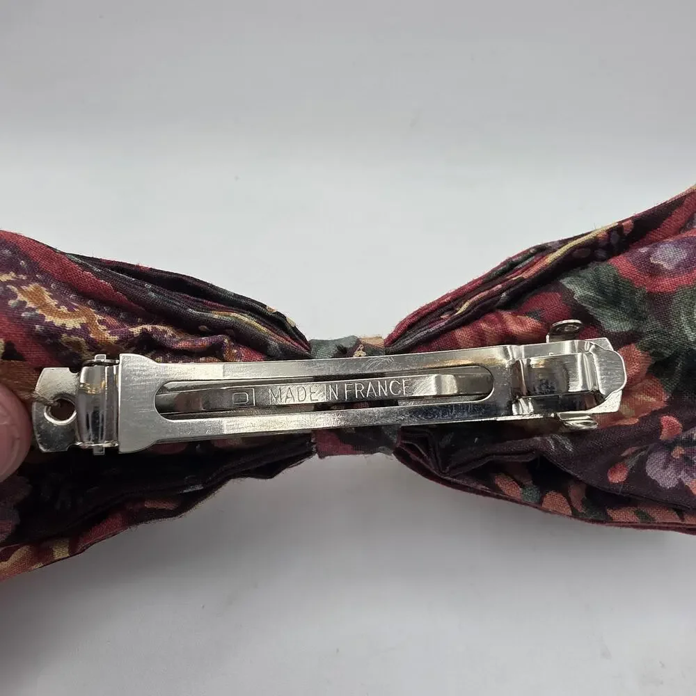 Vintage Vera Bradley Hair Accessories Lot Scrunchies Bow Barrettes Floral Retire